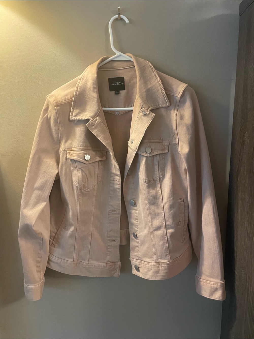 Madewell Blush Pink Denim Jacket - Women's Trucker Style